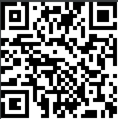 The resulting qr code with some features missing